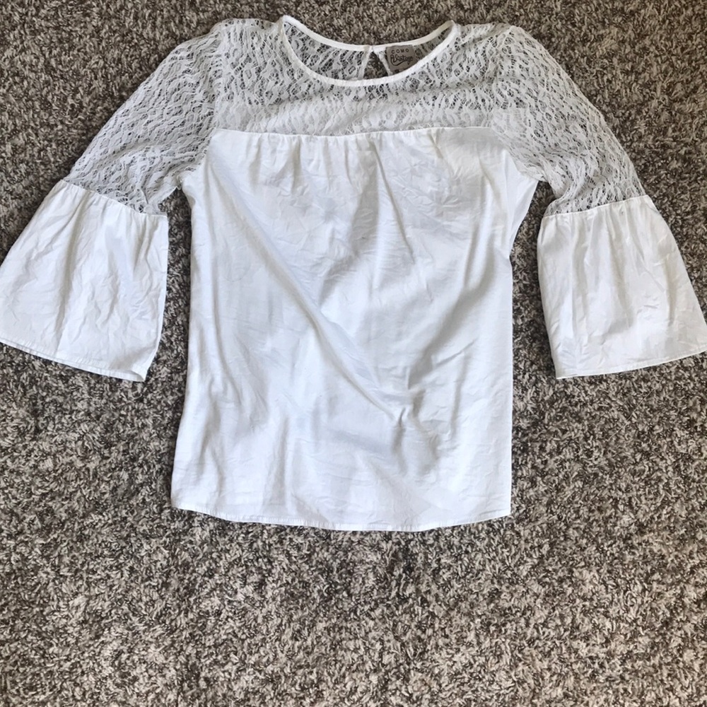 White lace blouse
